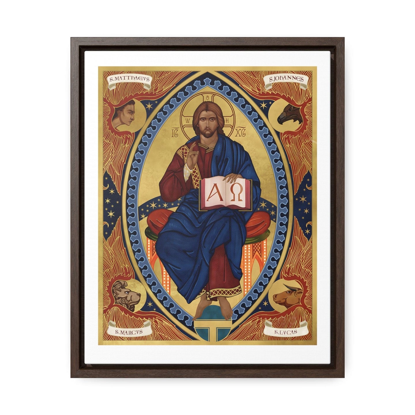 Christ In Majesty Premium Gallery Canvas Wall Print